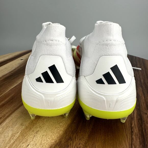Adidas F50 Pro Mid FG Soccer Cleats Womens Size 7 Solar Pack White IE1462 NEW - Picture 4 of 8
